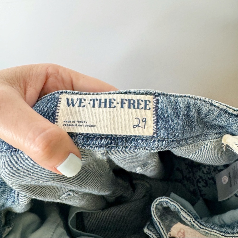 NWT We the free Free People Osaka mid rise barrel lightweight jean button fly 29 - Picture 14 of 14